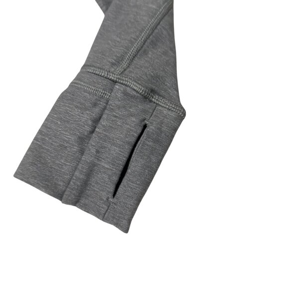 Lululemon Womens Gray Full-Zip Jacket Size 6 With Thumbholes & Side Pockets - Picture 10 of 12